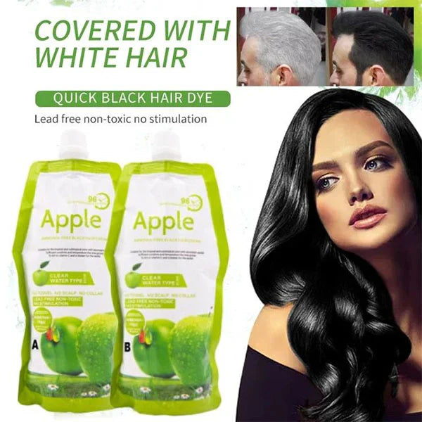 100% Genuine Apple Hair Color 500ml X 500ml (1000 ml)