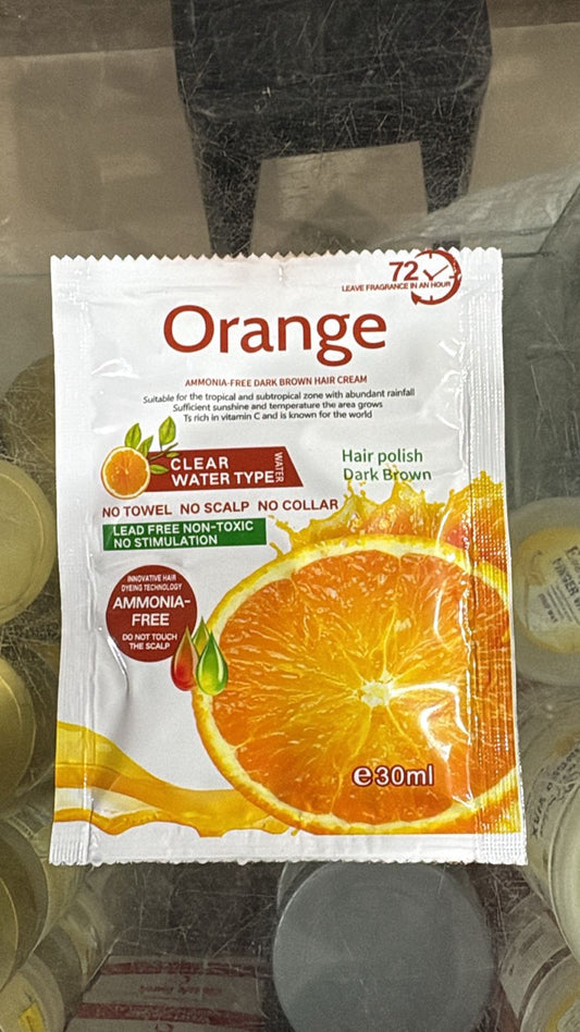 100% Original Black Shine – Water-Based, No Toxins – 10 Sachets (30ml Each) – Orange Fragrance