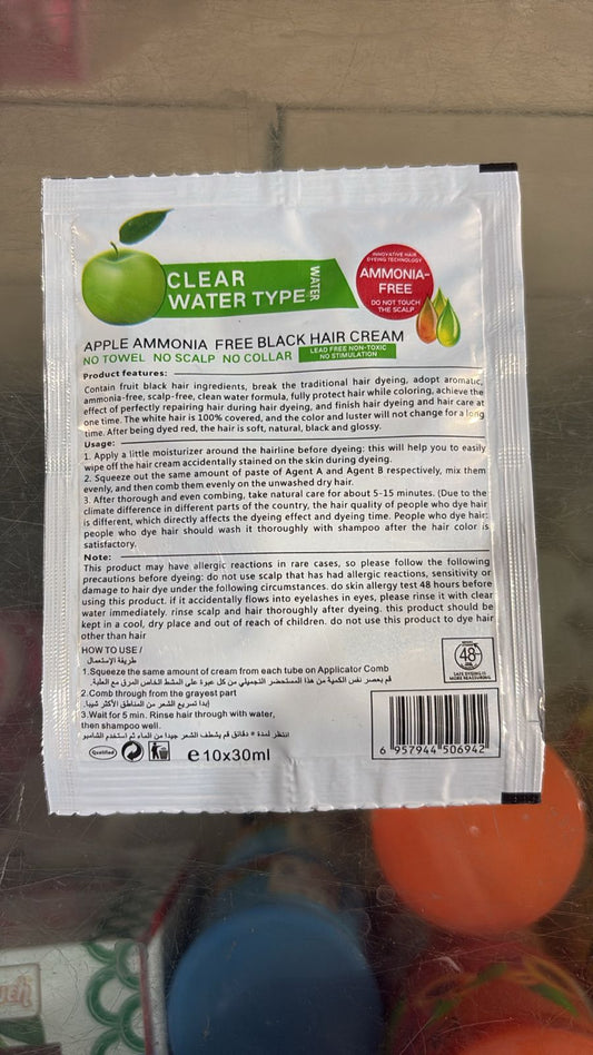 100% Original Black Shine – Water-Based, No Toxins – 10 Sachets (30ml Each) – Orange Apple