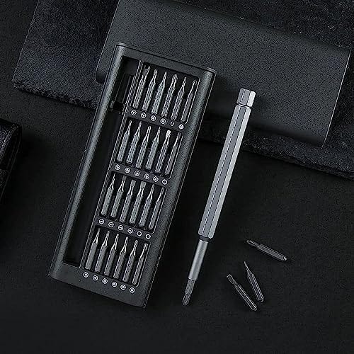 24 In 1 Screw Driver Tiny Magnetic Tools Kit For Repairing Long Handle Screwdriver
