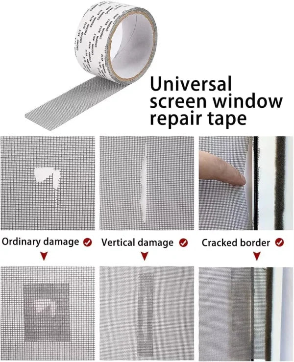 Keep Mosquitoes Out With Our Anti-insect, Self-adhesive Mesh Patch Tape – 2 Meter